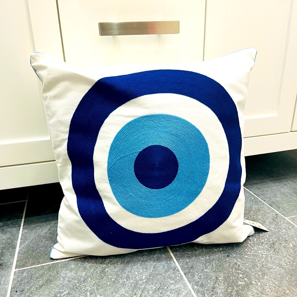 Evil Eye Throw Pillow